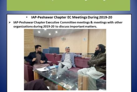 IAP PESHAWAR CHAPTER EC MEETINGS DURING 2019-20